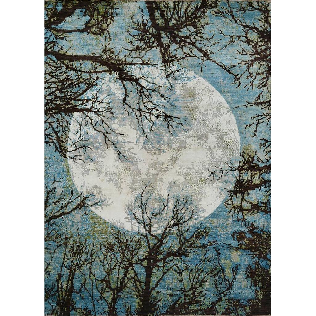 Modern Carpet -Wool&Silk- 9x12