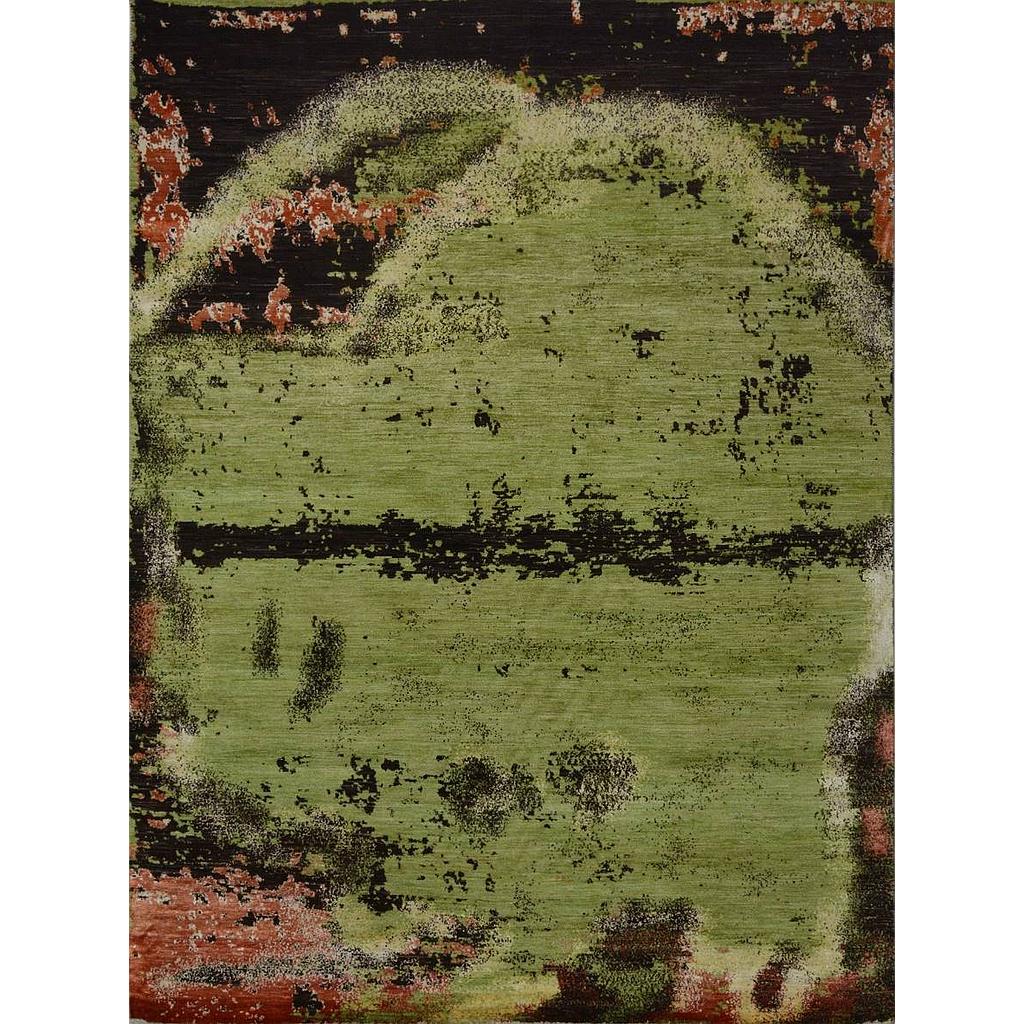 Modern Carpet -Wool&Silk- 9x12