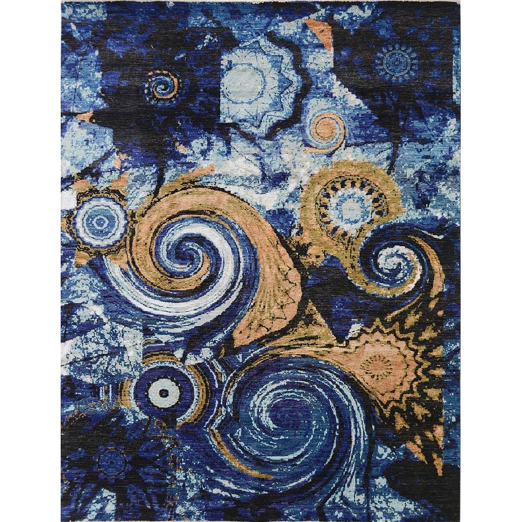 Modern Carpet -Wool&Silk- 9x12