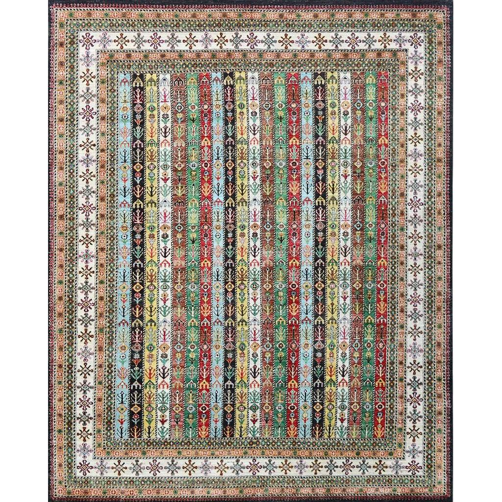 Suzani Carpet -Wool&Silk- 8x10