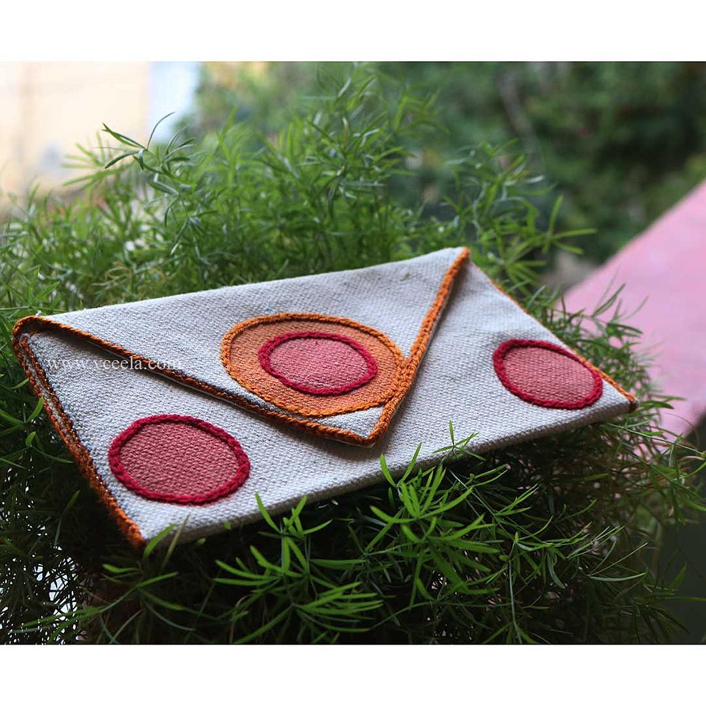 Embroidered Hand Clutch
