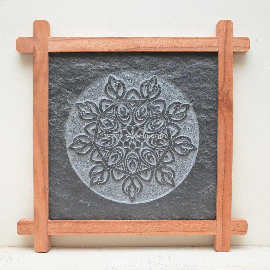 Carved Stone Wall Hang