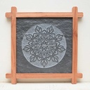 Carved Stone Wall Hang