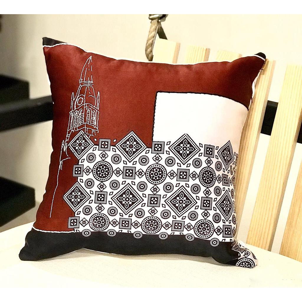 Hand Embroidered Cushion Cover