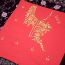 Ladies hand embroidered shirt piece