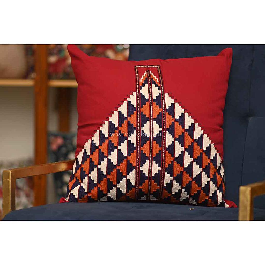 Hand Embroidered Cushion Cover 