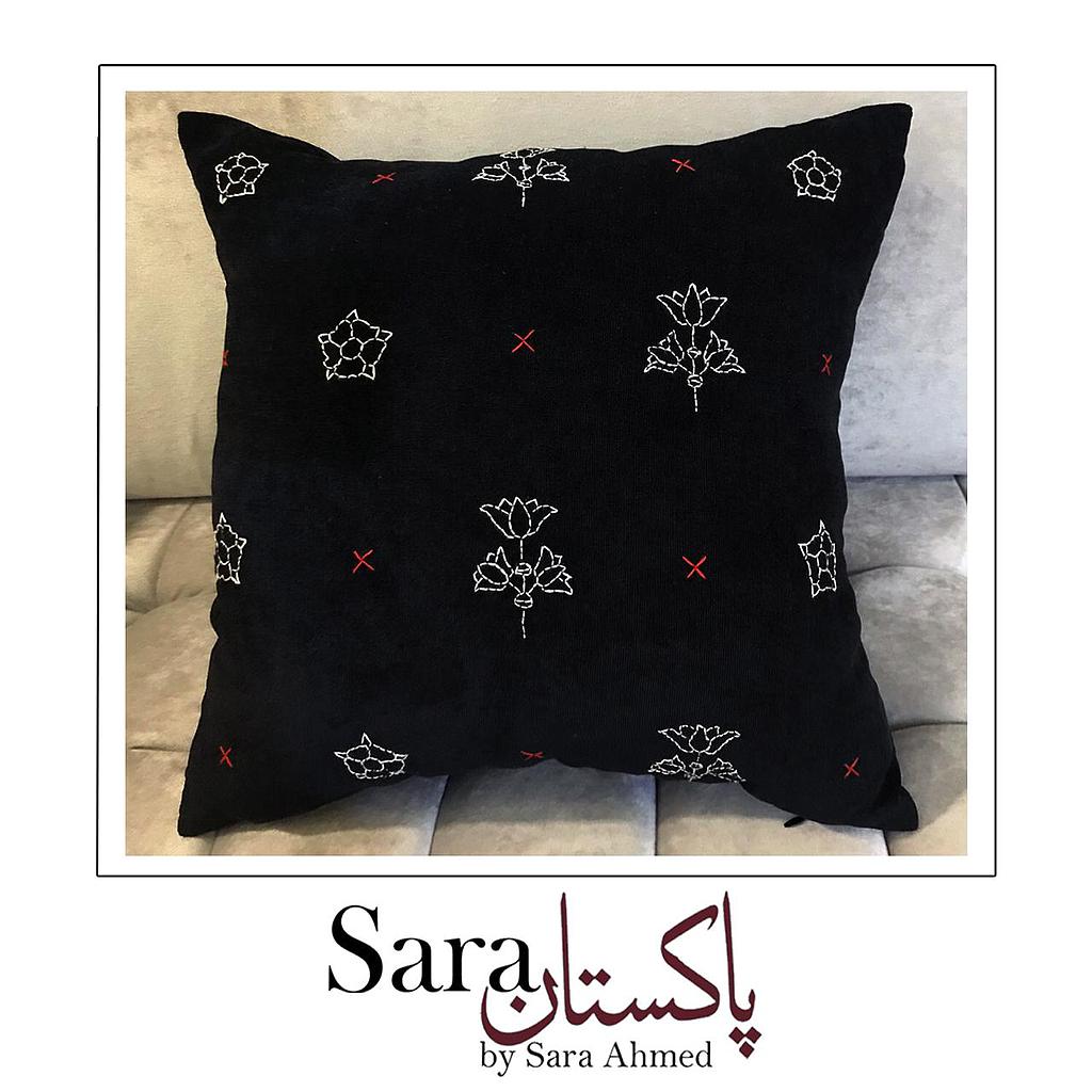 Hand Embroidered Cushion Cover