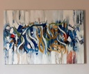 Abstract calligraphy painting