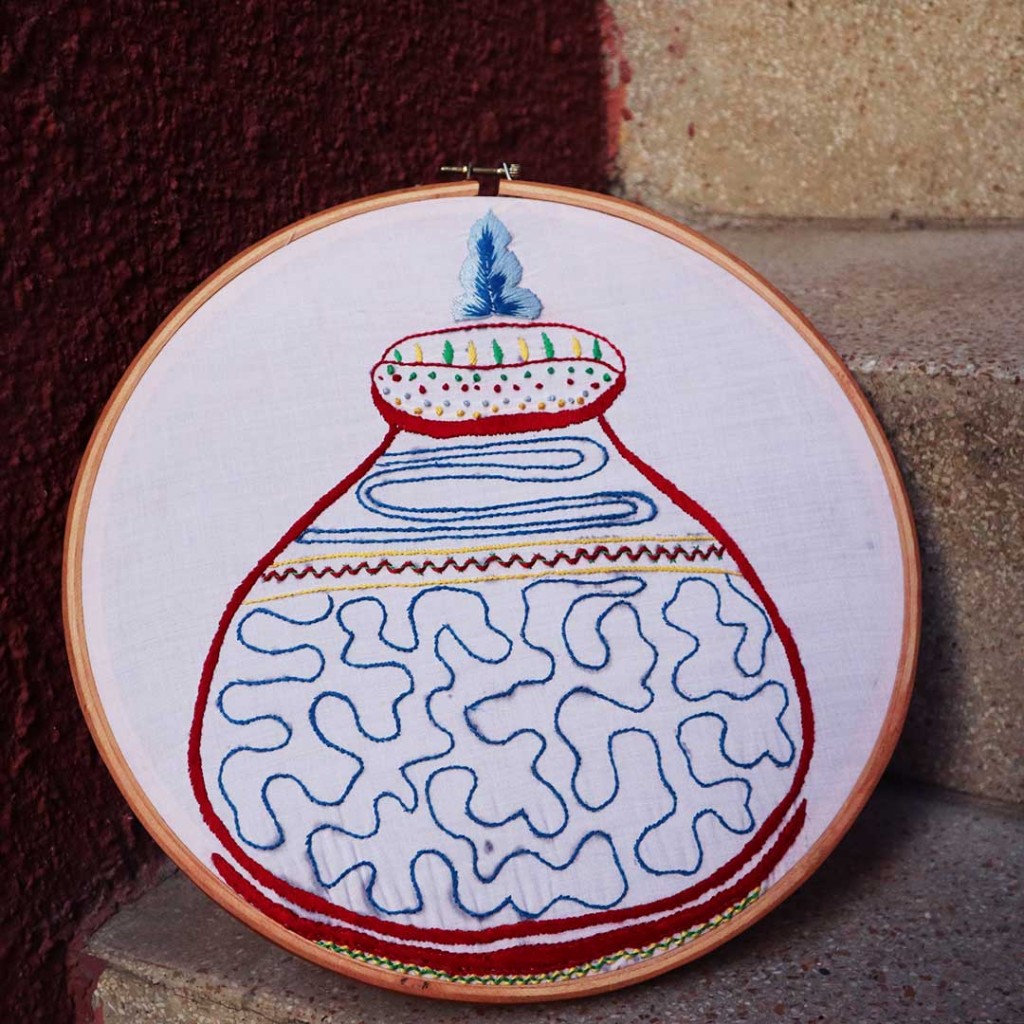 Matka Hoop Embroidery