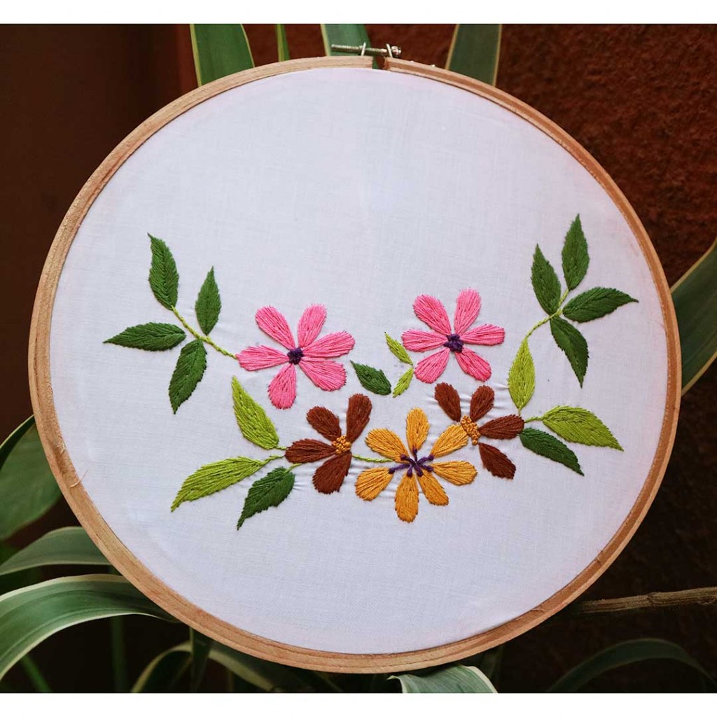 Spring Hoop Embroidery