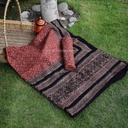 Gold work Ajrak - 2 Piece Suit