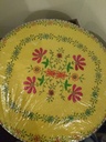 Ottoman with Hand painted Mirror