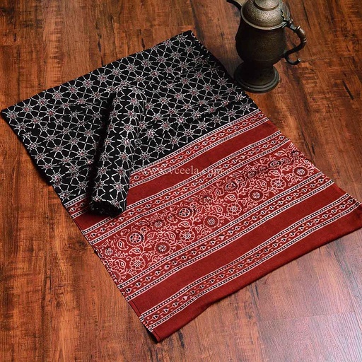 [PK0299-CF-AJK-009132] Ajrak - 2 Piece Suit      