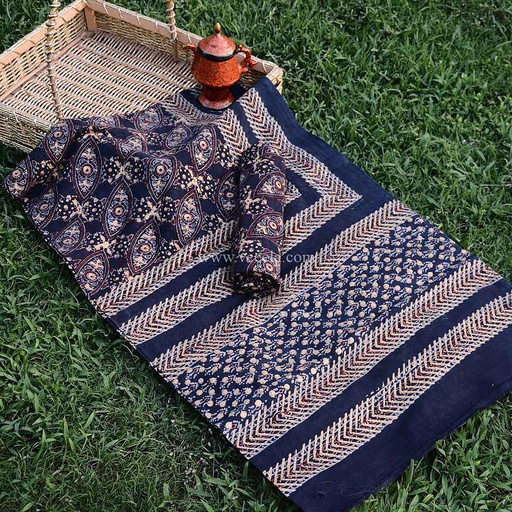 [PK0013-CF-AJK-009175] Ajrak - 2 Piece Suit      