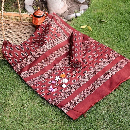 [PK3029-GN-GEN-009357] Ajrak - 2 Piece Suit