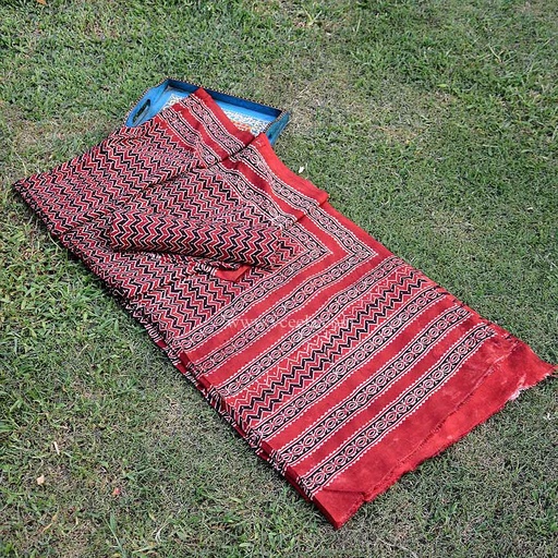 [PK3029-GN-GEN-009369] Ajrak - 2 Piece Suit          