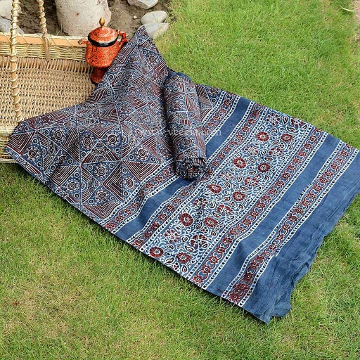 [PK0299-CF-AJK-009453] Ajrak - 2 Piece Suit 