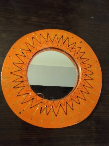 [PK0306-CF-WOO-009513] Hand Painted Mirror