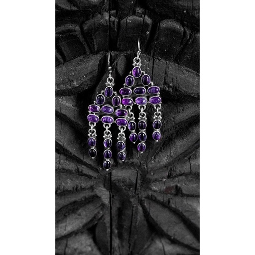 [PK3216-JW-EAR-010004] Amethyst Earrings