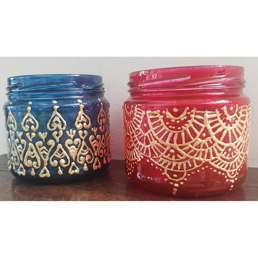 [PK3270-HM-VAS-010392] Tea Light Holders (Set of 2)