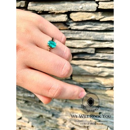 [PK3263-JW-GEN-010447] Columbian Emerald Ring