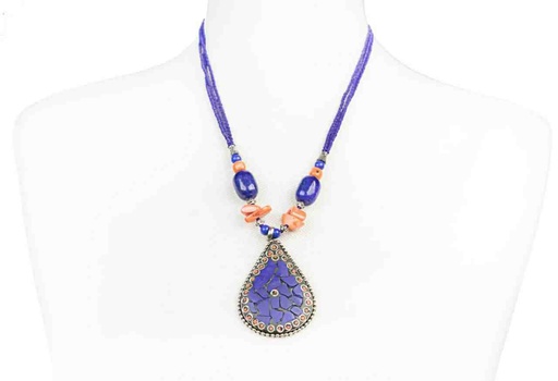 [PK3363-JW-NCK-010774] Lapis Necklace
