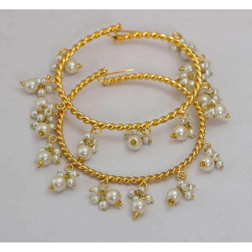 [PK3229-JW-BNG-011508] Handmade Pearls Bangles