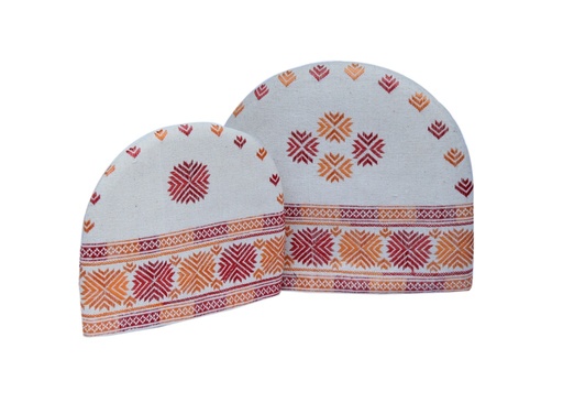 [PK0029-HM-BED-001251] Phulkari Tea Cozy Set