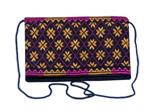 [PK0029-BG-POU-001255] Phulkari Shoulder Pouch