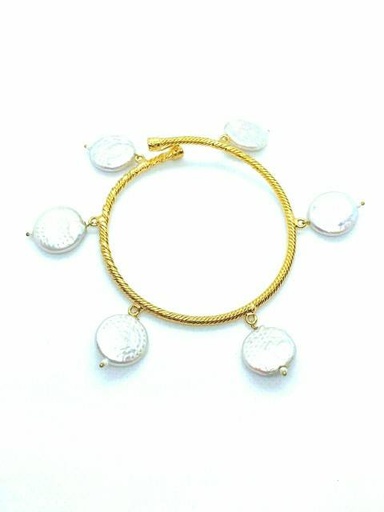 [PK2838-JW-BNG-011914] Mother Pearl Bangle