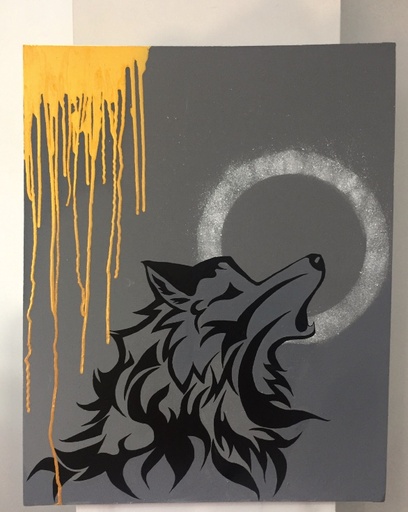 [PK3922-AR-PAI-012301] The howling wolf