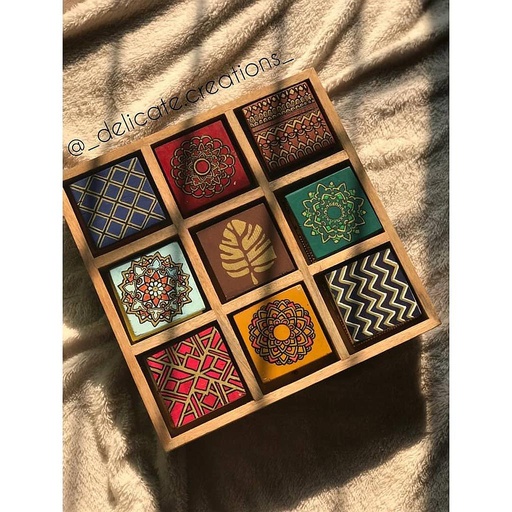 [PK3466-HM-KIT-012452] Wooden fridge magnets
