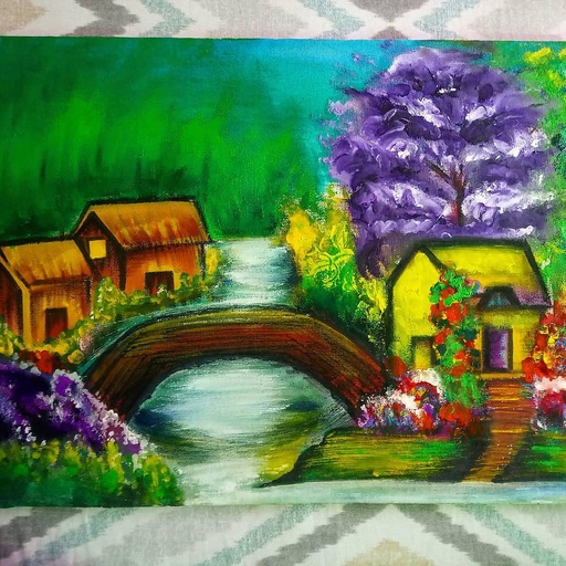 [PK4009-AR-OIL-012522] Natural scenery