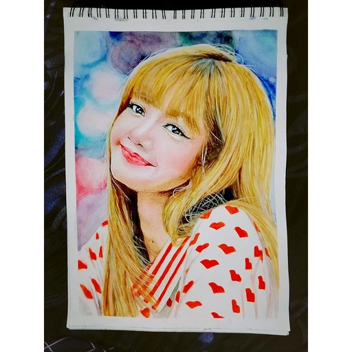 [PK4158-AR-WAT-012627] Blackpink Lisa Painting