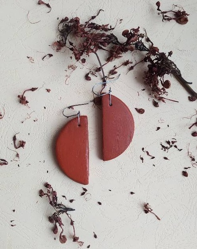 [PK4180-JW-EAR-012643] Semicircle Earrings