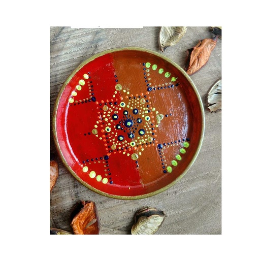 [PK4178-HM-TRY-012692] Twin color mandala dish