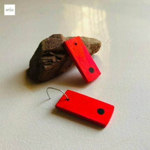 [PK4180-JW-EAR-012727] Red Earrings