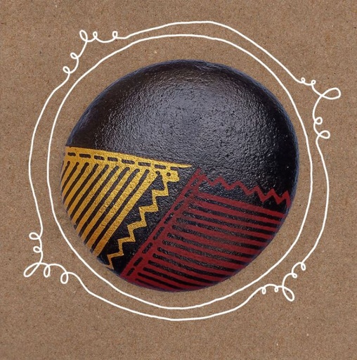 [PK3932-AR-ACR-012763] Rock Art- Lines