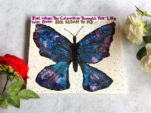 [PK4233-AR-ACR-012897] Healing butterflies