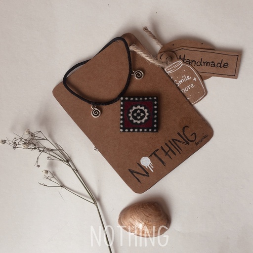 [PK4127-GN-GEN-012913] Ajrak necklace