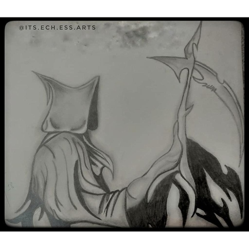 [PK4171-AR-PNC-013423] Sketch of Grim Reaper