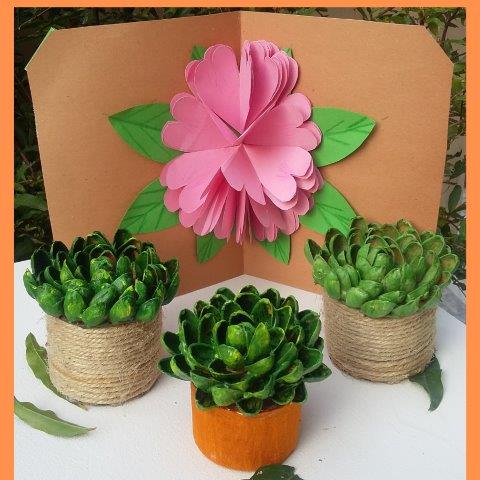 [PK3699-CF-ART-013484] Tabletop Cactus