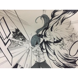 [PK4364-AR-PEN-013510] Fairytail manga page replication