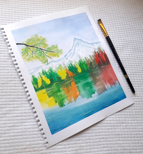 [PK3900-AR-WAT-013529] Original watercolor painting