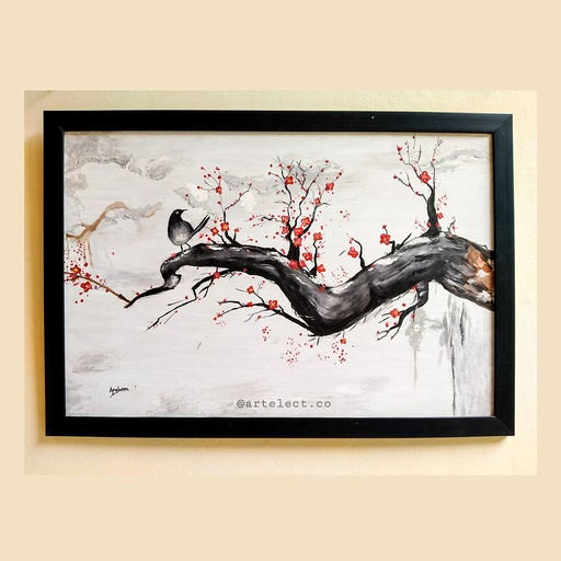 [PK4405-AR-OIL-013630] Cherry Blossom