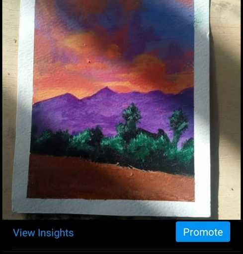 [PK4060-AR-ACR-013681] landscape painting