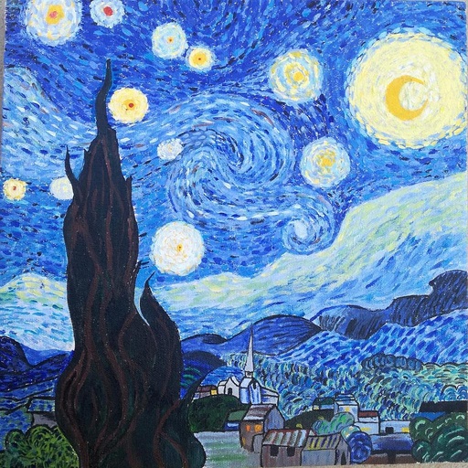[PK4381-AR-ACR-013722] Vincent Van Gogh The Starry Night