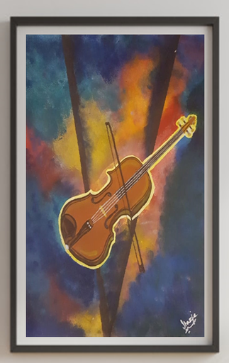[PK3086-AR-ACR-014134] Galaxy of Violin
