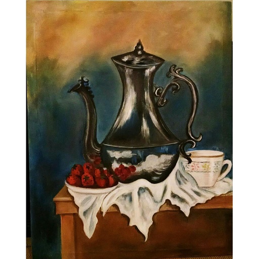 [PK4252-AR-OIL-014315] Oil Painting On Canvas 