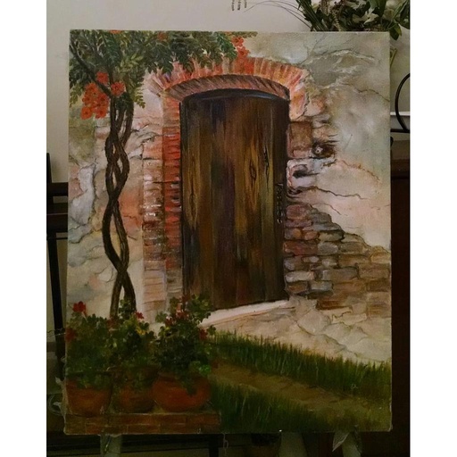 [PK4252-AR-OIL-014319] Oil Painting On Canvas